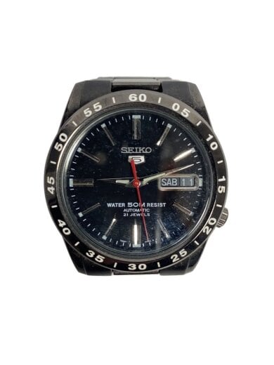 商品画像：自動巻腕時計/アナログ/BLK/SLV/7s26-02t0 1