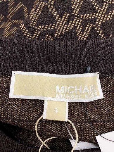 商品画像：ニット・セーター(薄手)/S/レーヨン/BRW/総柄/MH1604L5KZ 3