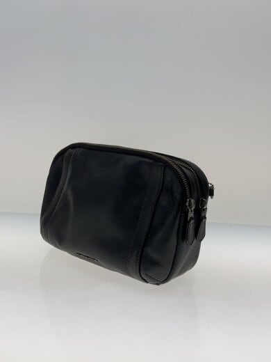 商品画像：ウエストバッグ/レザー/BLK/無地/F37594 2