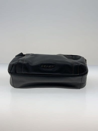 商品画像：ウエストバッグ/レザー/BLK/無地/F37594 4