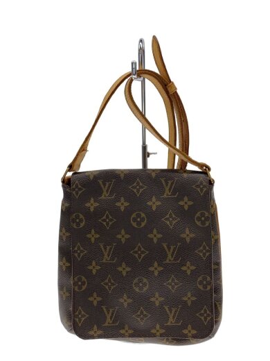 商品画像：ミュゼット・サルサ_モノグラム・キャンバス_ショートショルダー/PVC/BRW/モノグラム 1