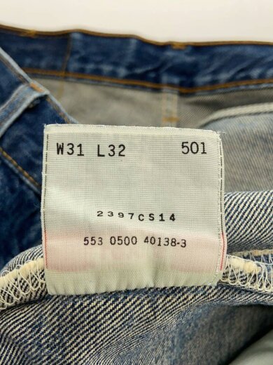 商品画像：00年製/ボトム/31/デニム/IDG/501/アメリカ製/ボタン裏553 5