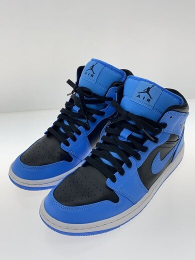 商品画像：AIR JORDAN 1 MID_エア ジョーダン 1 ミッド/27cm/BLU/レザー 2