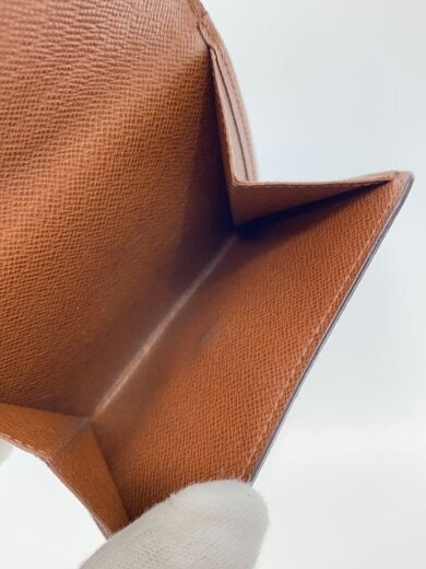 商品画像：ポルト・モネ・ビエ・カルト・クレディ_モノグラム・キャンバス/PVC/BRW/総柄/レディース 5