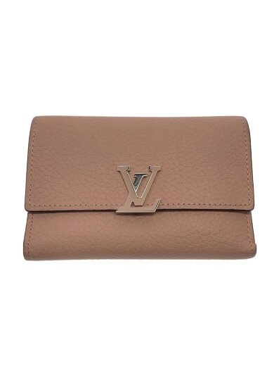 商品画像：ポルト・フォイユ・カプシーヌ・コンパクト_パルナセア/牛革/PNK/レディース 1