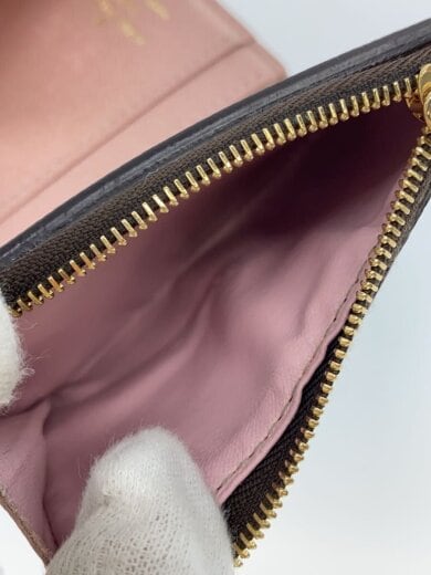 商品画像：ポルト・フォイユ・ゾエ_モノグラム・キャンバス_ローズバレリーヌ/PVC/BRW/総柄/レディース 5