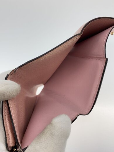 商品画像：ポルト・フォイユ・ゾエ_モノグラム・キャンバス_ローズバレリーヌ/PVC/BRW/総柄/レディース 6