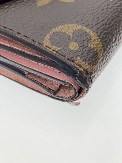 商品画像：ポルト・フォイユ・ゾエ_モノグラム・キャンバス_ローズバレリーヌ/PVC/BRW/総柄/レディース 7