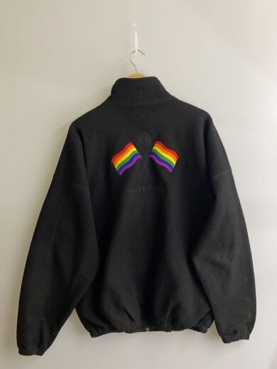 商品画像：18AW/オーバーサイズBB&レインボーフラッグ刺繍フルジップフリースジャケット/S/54178// 2