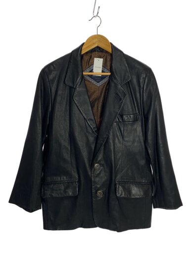 商品画像：VELLEMOSSO/レザージャケット・ブルゾン/M/レザー/BLK/038401// 1