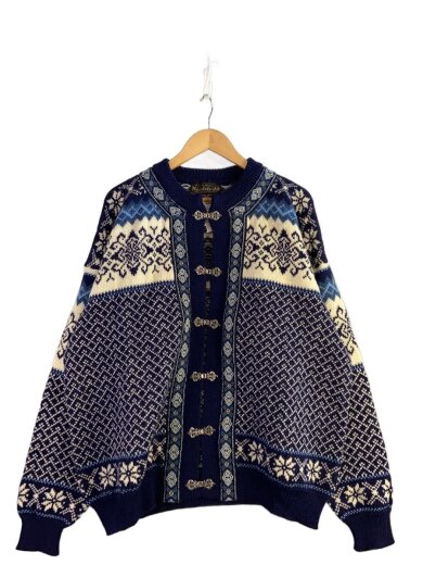 商品画像：カーディガン(厚手)/XXL/ウール/NVY// 1