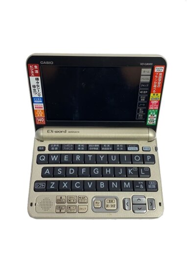 商品画像：電子辞書 エクスワード XD-G8000GD [シャンパンゴールド]// 1