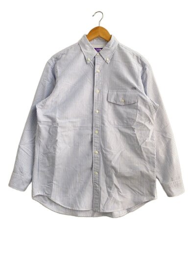 商品画像：COTTON POLYESTER STRIPE OX B.D. SHIRT_コットンポリエステルストライプオックス/// 1