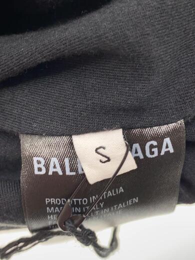 画像：BALENCIAGAパーカー/S/コットン/BLK/657854 tkq124