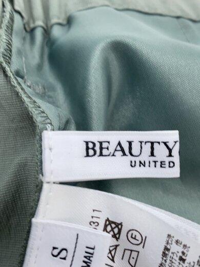 画像：BEAUTY&YOUTH UNITED ARROWSBEAUTY&YOUTHUNITEDARROWS/ボトム/S/ポリエステル/GRN/無地/1614-126-63//4