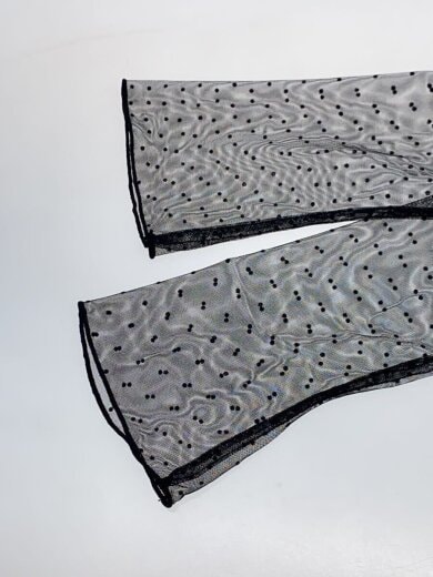 商品画像：24AW/オフショルチュールトップス/トップス/one/ポリエステル/BLK/ドット/SWFB244141 5