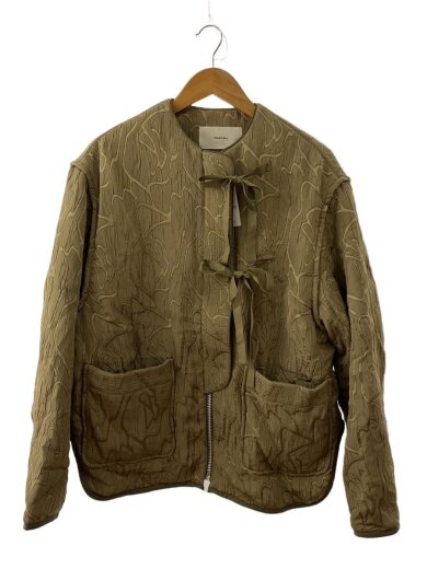 商品画像：Jacquard PIPING BLOUSON/25Sジャケット/36/ポリエステル/KHK/総柄/125102 1