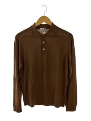 q retailor/ポロシャツ/--/ウール/BRW/無地