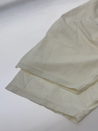 商品画像：flower grid pigment dyed tee/Tシャツ/L/コットン/WHT/無地 5