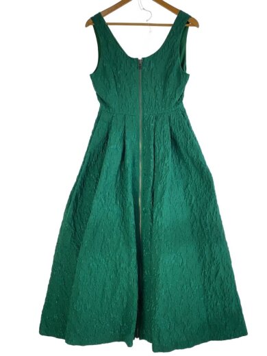 商品画像：フクレジャガードワンピース/キャミワンピース/--/--/GRN/無地// 1