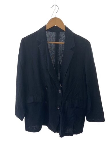 商品画像：ジャケット/36/リネン/BLK/25-010-462-7000-1-0// 1