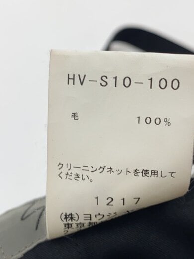 商品画像：18AW/シワギャバ/フロントギャザースカート/ロングスカート/2/ウール/BLK/無地/HV-S10-1 5