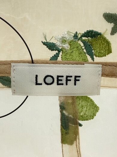 商品画像：ブルーベリーエンブロイダリーシャツ/長袖シャツ/1/ポリエステル/BEG/8811-2-99007 3