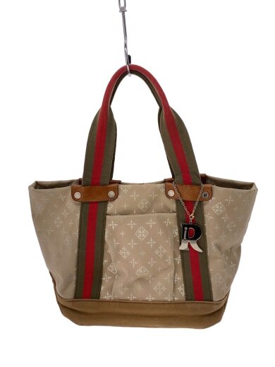 商品画像：トートバッグ/--/CML/総柄/持ち手色褪せ有 1