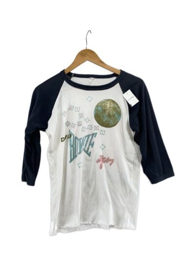 商品画像：DAVID BOWIE/ラグランTシャツ/--/コットン/WHT 1