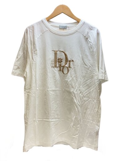 商品画像：Tシャツ/L/コットン/WHT/313J647A0817/小汚れ有 1