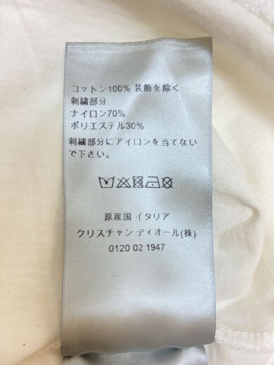 商品画像：Tシャツ/L/コットン/WHT/313J647A0817/小汚れ有 5