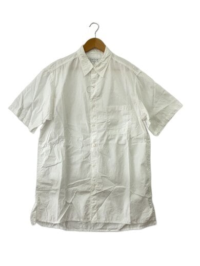 商品画像：半袖シャツ/2/コットン/WHT/無地/HE-B04-001// 1