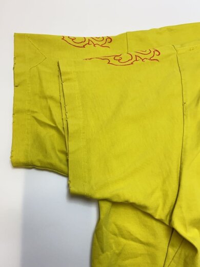 商品画像：24SS/DARKWAVE/Tシャツ/L/コットン/YLW/総柄/739028/ヨゴレ・穴有 6