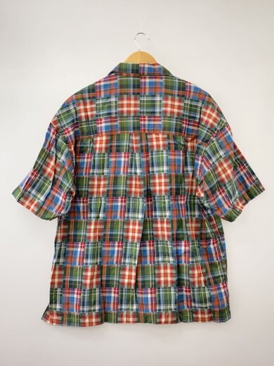 商品画像：Prime-Over Open Collar Short Sleeve Shirt/1/GRN/11251311223// 2