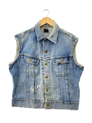 商品画像：USA製/patd-153438/ベスト/--/デニム/IDG/無地// 1