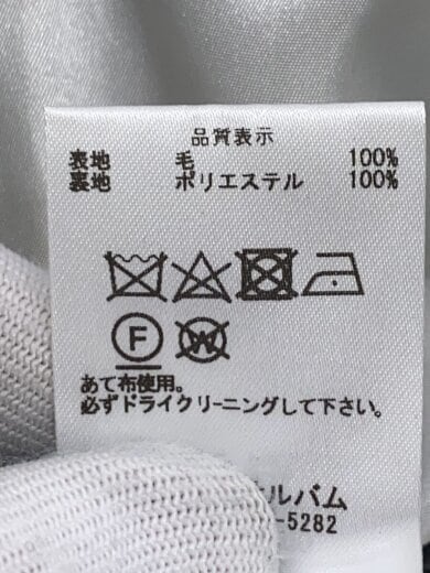 商品画像：ボトム/M/ウール/BLK/無地/M-P01-100 5