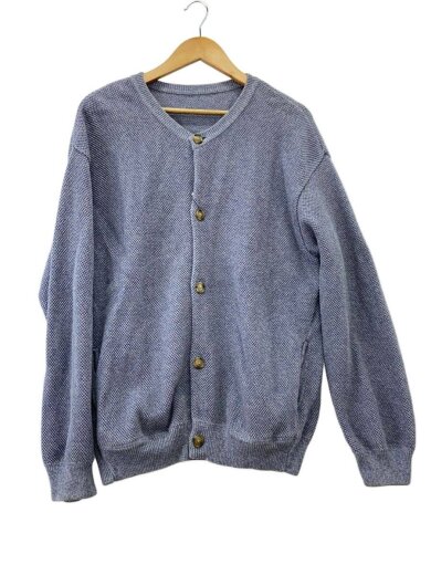 商品画像：カーディガン(厚手)/1/コットン/BLU/2103-015// 1