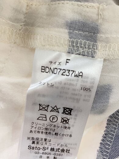 画像：その他ブランドFUGAFUGA/長袖ワンピース/FREE/コットン/WHT4