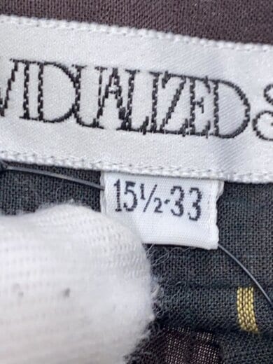 商品画像：長袖シャツ/15.5/コットン/マルチカラー/チェック 4