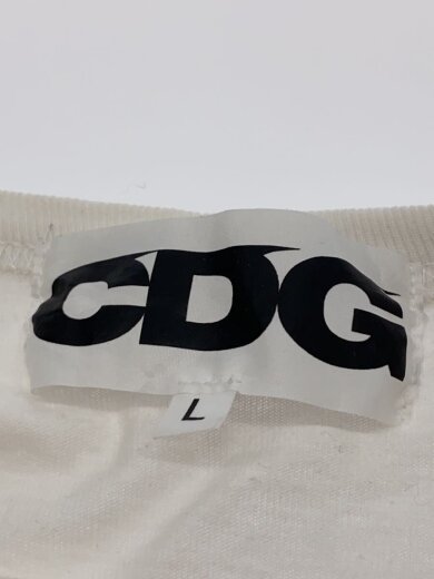 商品画像：Tシャツ/L/コットン/WHT/SZ-T067/少々着用感有 3