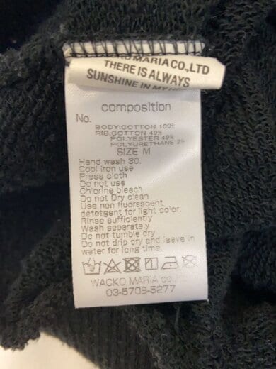 商品画像：スウェット/M/コットン/BLK/無地 4