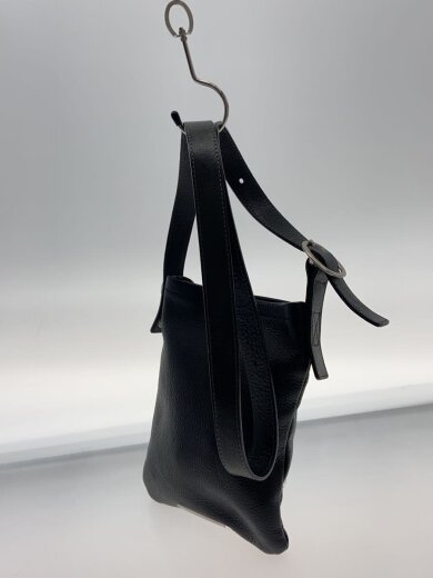 商品画像：ショルダーバッグ/レザー/BLK/擦れ有 2