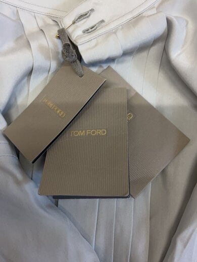 商品画像：長袖シャツ/40/シルク/GRY/94YHGP 7