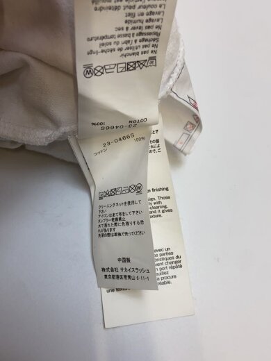 商品画像：Tシャツ/3/コットン/WHT/23-0466S// 5