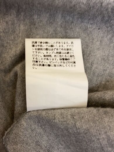 商品画像：Tシャツ/3/コットン/GRY/無地 5