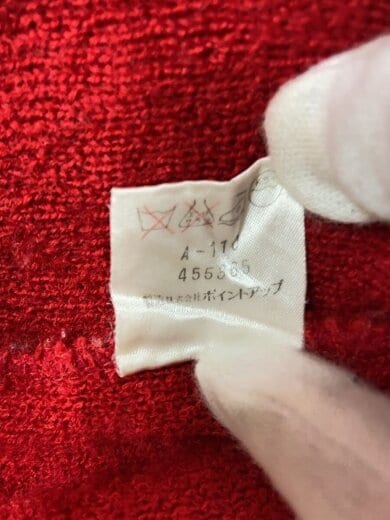 商品画像：ニット・セーター(厚手)/--/ウール/RED 4