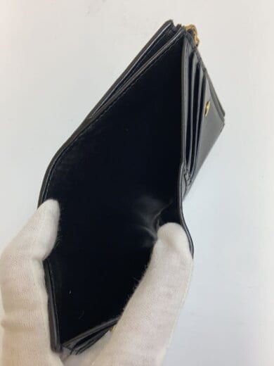 商品画像：スモール カセット マキシイントレチャート/2つ折り財布/レザー/BLK/メンズ// 6