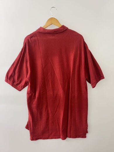 商品画像：ポロシャツ/XL/コットン/RED/少々着用感有// 2
