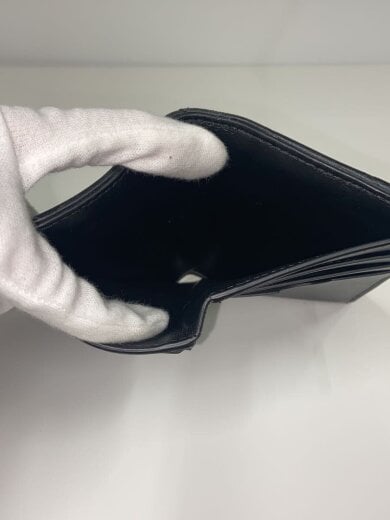 商品画像：3つ折り財布/--/BLK/無地/メンズ/角スレ、傷有 6