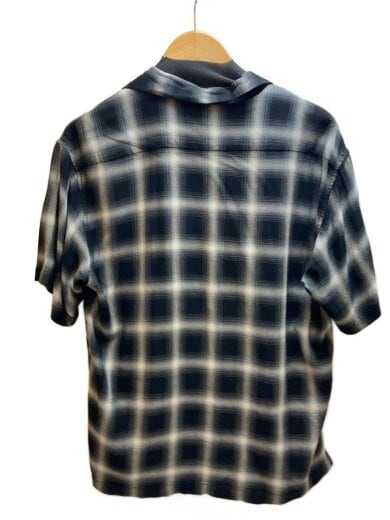 商品画像：OMBRE PLAID S/S SHIRT/M/レーヨン/BLK/オンブレCK/782-3123016// 2